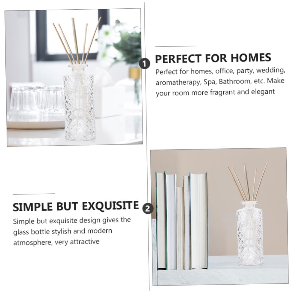 Botellas de Aromaterapia de Vidrio Transparente 4 pcs miniatura 3