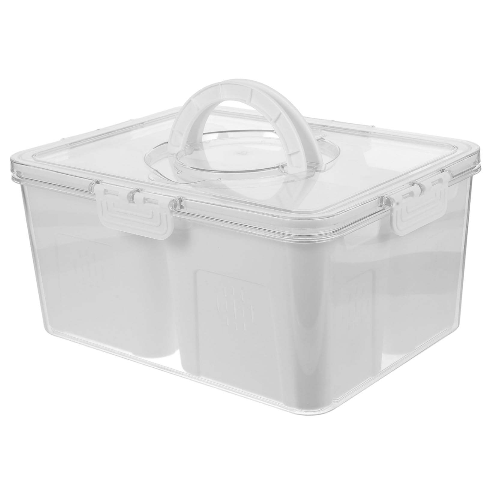 Kühlschrank-organizer mit Deckel Transparent Lebensmittelbehälter Fächer Abtropfschale für Obst und Gemüse Kunststoff-kühlschrankbox für Einfache Aufbewahrung
