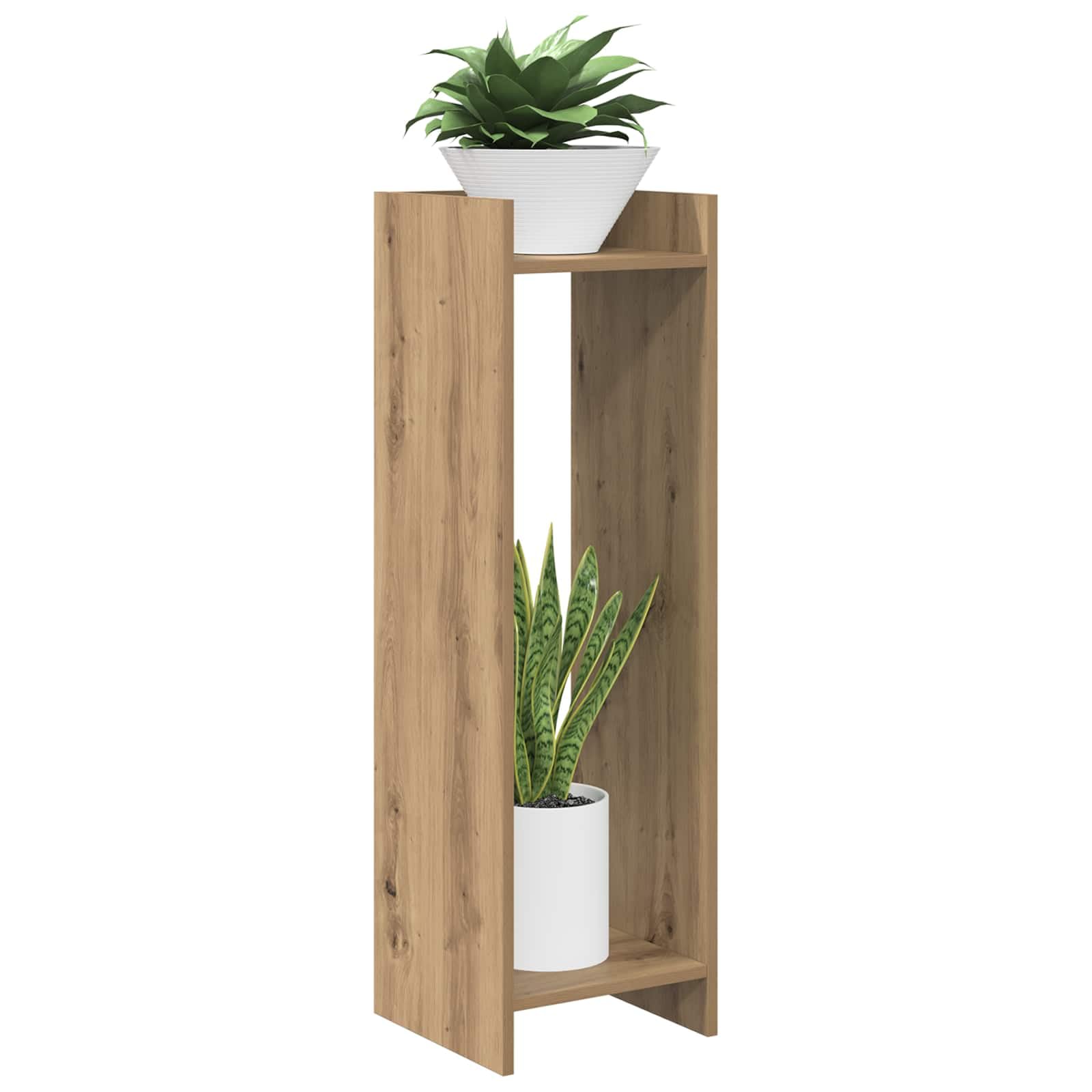 Supporto per piante in rovere Artisan, 30 x 30 x 100 cm, in legno