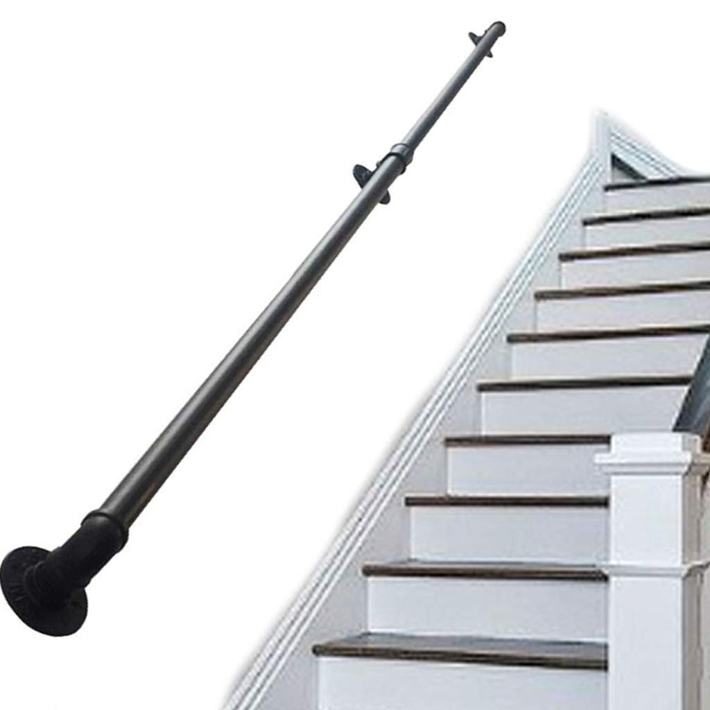 ALQYQGStaircase Handrail with Complete Kit | Decking Railings for Indoor Outdoor | Stair Railing Banister Rail Kit | Channel Access Corridor Balustrade