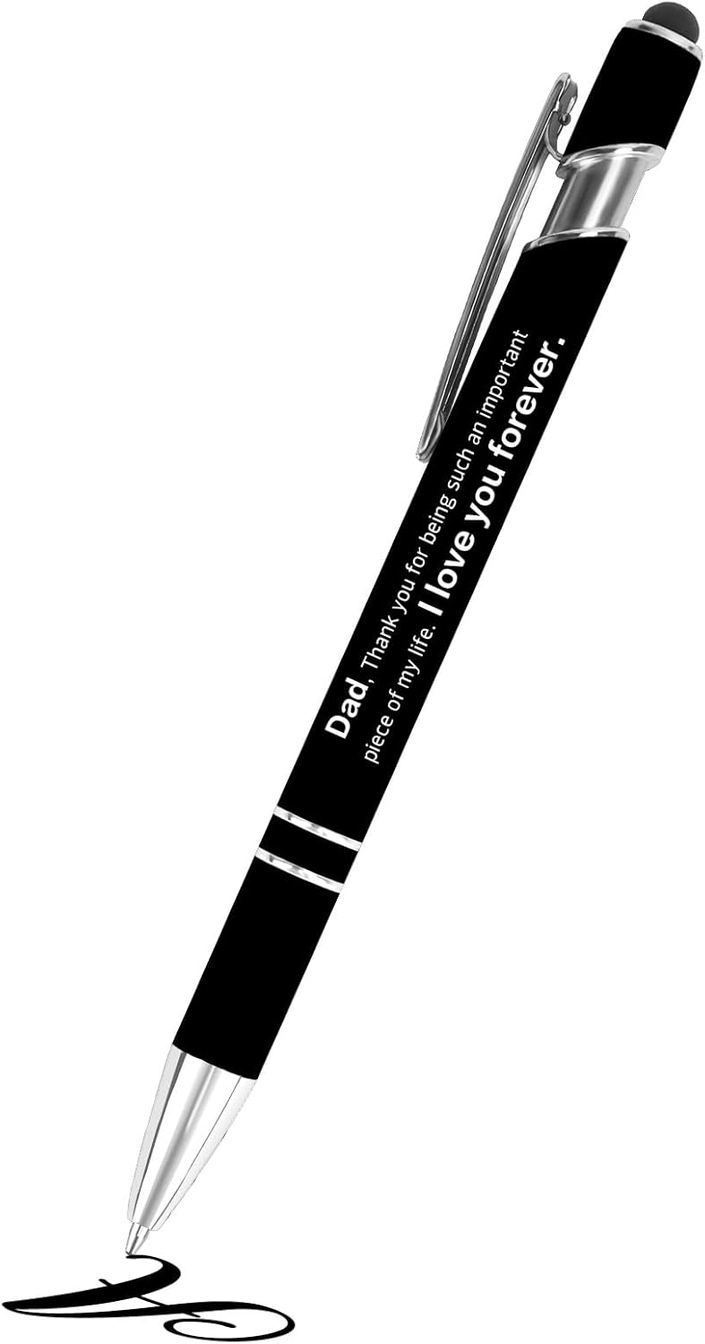 Fathers-Day Gifts for Dad Stocking Stuffers Christmas Birthday Valentines Day Thank You Thanksgiving Day Gift for Father Ball Point Pens Present for Best Dad Ever Gifts from Son Daughter