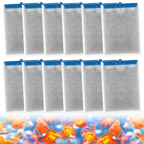 Image of MEWTOGO 12Pcs Large Filter Cartridges for Tetra Whisper Bio-Bag L, Aquarium Replacement Filter with Ultra-Activated Carbon for Tetra Whisper IQ20,30,45,60, PF20,30,40,60, 20i,40i ReptoFilter