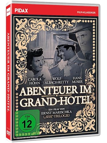 Abenteuer im Grand-Hotel Komödie von 1943 - Eine Filmkomödie der 40er Jahre österreichischer, deutscher Klassiker - Nostalgisch - Mehr Infos/Bestellen