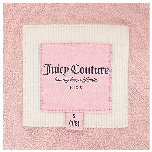 Image of Juicy Couture Girls Coat, Faux Fur Hooded Winter Jacket, Warm Padded Parka Hoodie, Kids Heavyweight Winter Coat