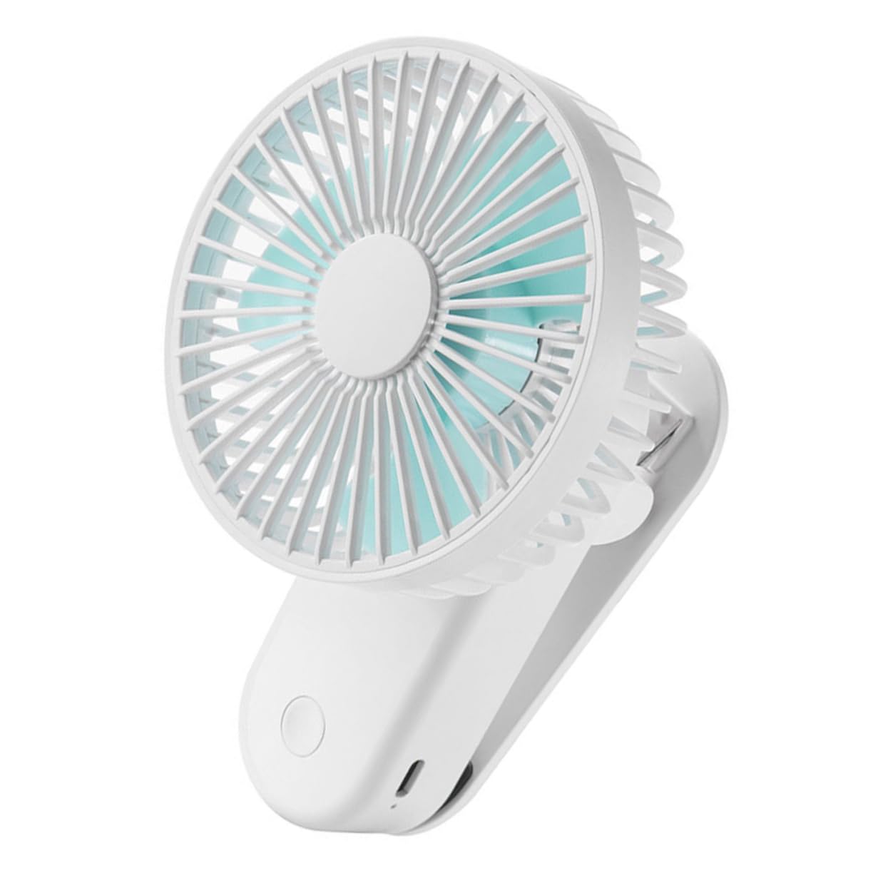 Ventilador personal portátil con clip magnético para mantener la frescura donde vayas