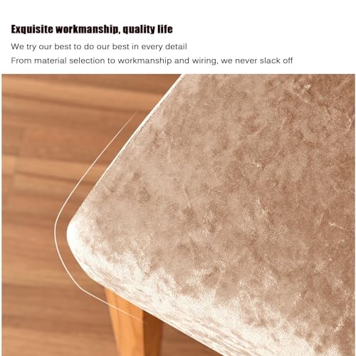 Housse de chaise velours extensible et lavable pour salle à manger - 7