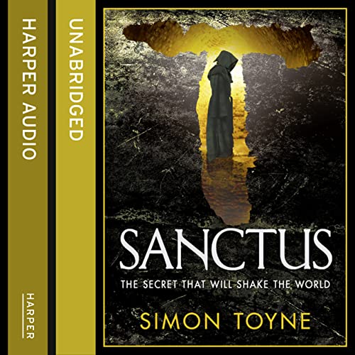 Diseño de la portada del título Sanctus