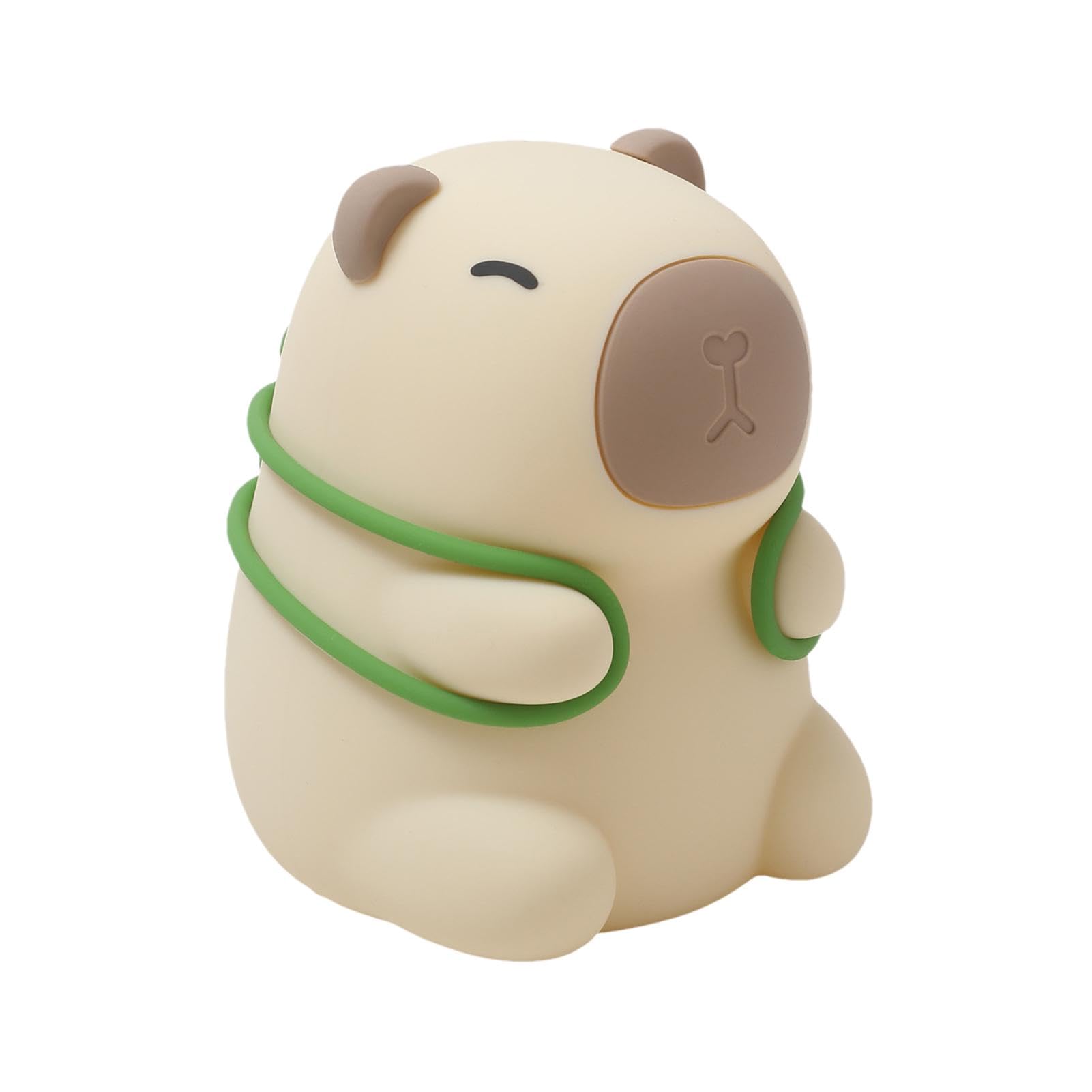 Luce Notturna Touch A Forma Di Capibara Per Bambini - Silicone Morbido, Ricaricabile USB-C, Luci Multicolore