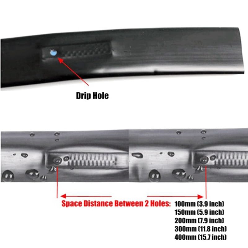 Linea di irrigazione a goccia, Tubo for irrigazione con nastro gocciolante 50M 16x0,2mm PE Patch a 1 foro Spazio 100-400mm Serra(Space400mm)