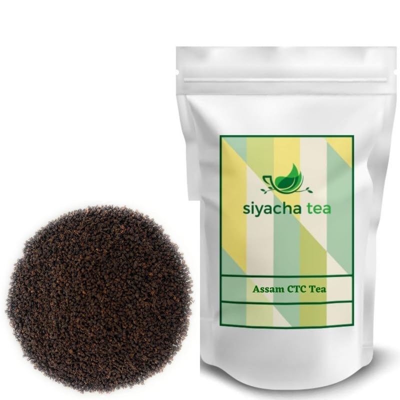 Image of Siyacha Tea Signature Assam CTC Chaipatti, 250g Pouch, Strong Blend With Fresh Loose Leaf, Black Tea, Healthy Dannedar Chai, Milk Chai, Refreshing Taste,