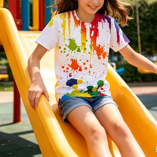 Image of LAIDIPAS Boys Girls 3D Graphic T-Shirt Short Sleeve Tops Tees 6-16 Years