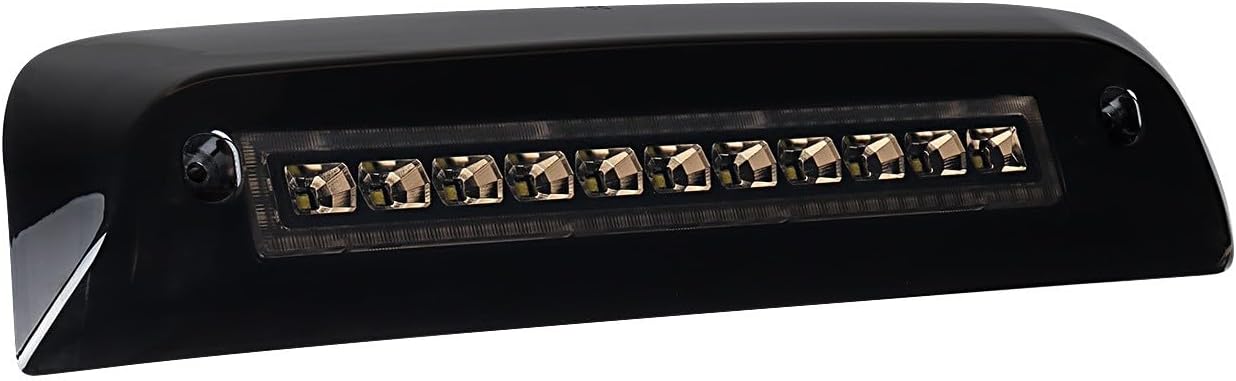 Astra Depot LED 3rd Brake Light Replacement for 2014–2018 Chevy Silverado 1500 2500HD 3500HD & GMC Sierra, Smoked Lens, Red Brake + White Reverse Rear Cargo Lamp | GM2890109, 23509162, 84900397