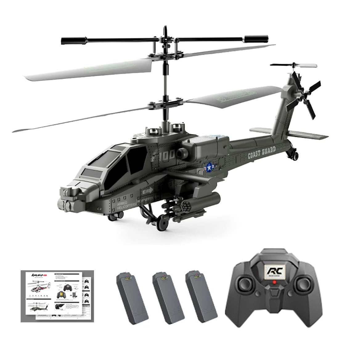 Amazon.com: ROUASD XK1 3.5CH RC Helicopter for Adults, 2.4G Remote