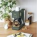 Slim Espresso Machine with 20-Bar Pressure, Thyme Green