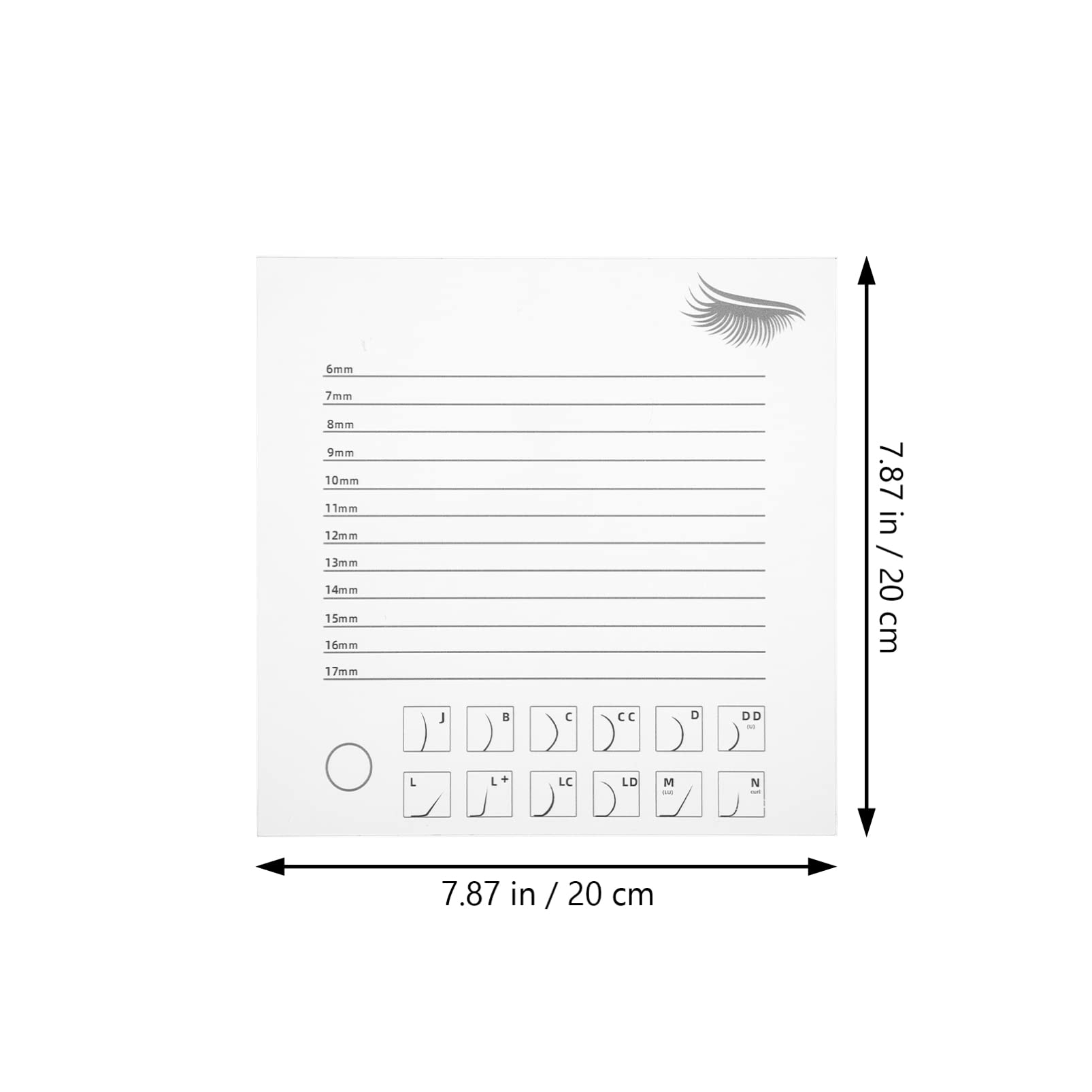 Eyelash Display Board False Eyelash Display Tray Grafting Eyelash Tray Eyelash Grafting Supply Beauty Salon Supply Eyelash Extension Tool Lash Storage Board False Eyelashes Holder