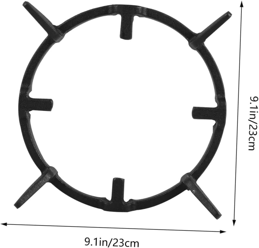 Universeller Pfannenständer, 3 Stück, Zubehörständer, Herd, Kochfelder, Gasring, Schwarz, Ofen, winddicht, Topf, Milch, Untersetzer, Ringe, Pfannenständer, Halter, Brenner, Reduzierstück, Untersetzer,