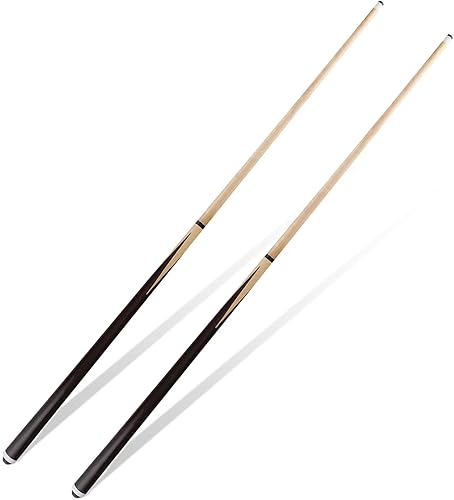 Miniatura 10 de Pool Cue Sticks 36inch 42inch 48inch 52inch 58inch Set of 2 or 4,Pool Cue with 13mm Leather Tip for Adults, Beginners,2-Piece Design，(14oz to 20oz