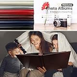 Photo Album 6x4 600 Photos, Extra Large Capacity Leather Cover Wedding Family Photo Albums Holds 600 Portrait and Horizontal Photos (Brown) - Image 6