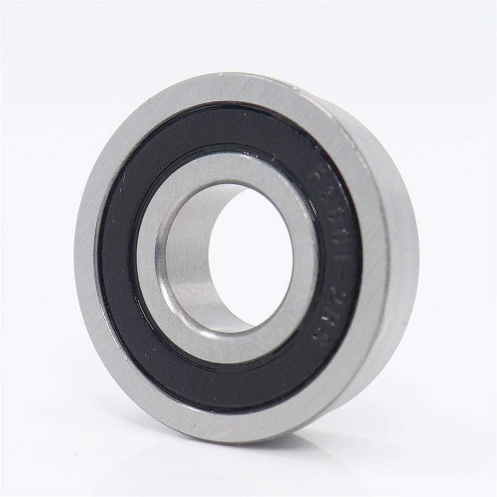 TMP1105 Flange Ball Bearings F6001RS Flange Bearing 12x28x8mm ABEC-1 Flanged F6001 RS 2RS 6001RS Ball Bearing 4PCS(6PC)