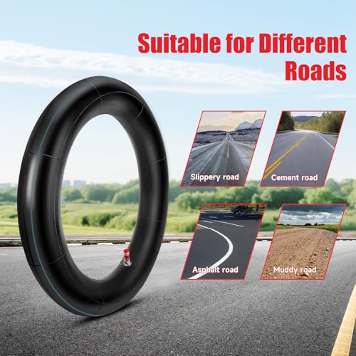 Image of GREHUA 80 /100-12 Dirt Bike Tube Compatible with KLX110 CRF110 PW80 SSR125 TTR110, 2.75 /3.00-12 Inner Tube for 125cc 110cc 90cc 50cc Tao tao Coolster Apollo Baja CRF70 XR70 Pit Bike Motorcycle