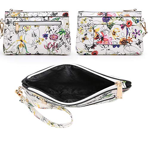 JULIE FERRARO Women's Floral Tote Bag 2Pcs Set PU Leather Large Shoulder Handbag Top Handle Purse with Matching Wallet by MKP COLLECTION - Image 5
