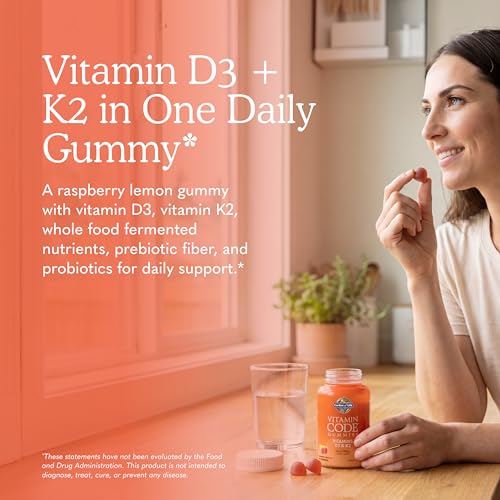 Garden of Life Vitamin Code D3 & K2 Gummies