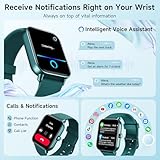 Gydom Smart Watch for Men Women - Answer/Make Calls, Alexa Built-in, 1.8" HD Mens Smart Watch with Heart Rate/SpO2/Sleep Monitor, IP68 Waterproof, Fitness Watch for iPhone/Samsung/Android, 100+ Sports - Image 3