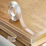 Hexizexi Kantenschutz Transparent 5m x 2cm Extra Stark Transparent Selbstklebend Eckenschutz und Kantenschutz 1 mm Thick Furniture Edge Protectors for Wände Schränke Betten Möbel