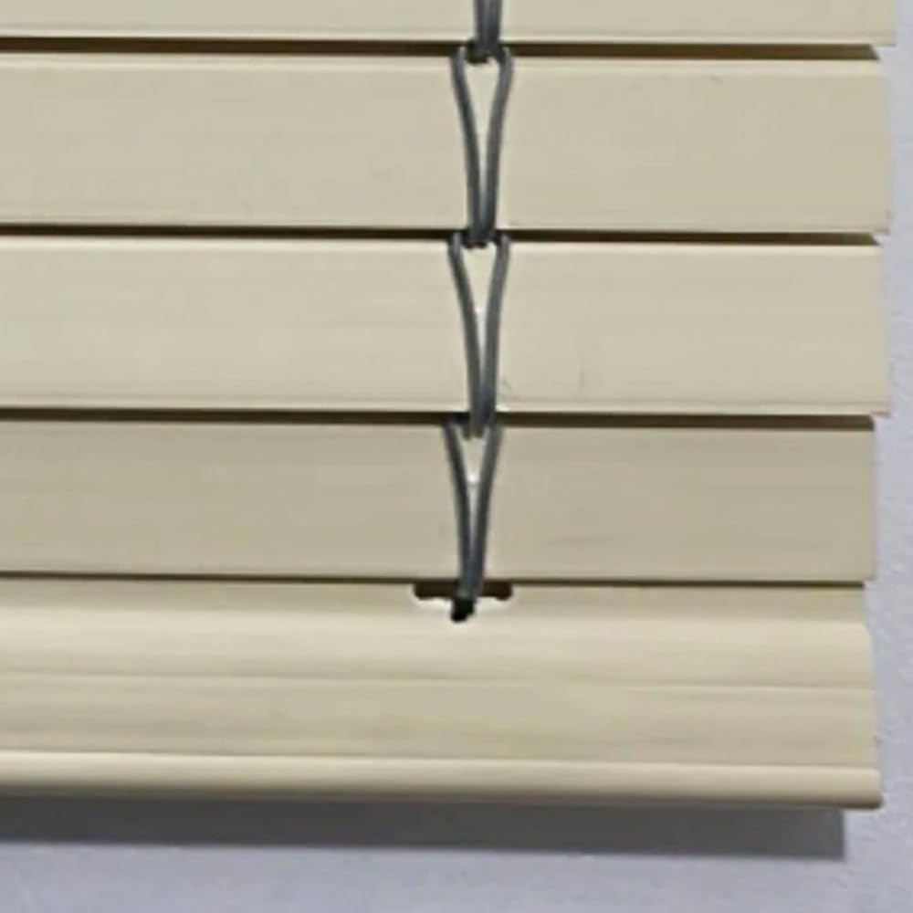 Stores enrouleurs en PVC Couleur Ivoire – Portes et fenêtres – Installation Facile – PERTONI TENDE (Hauteur 210cm x Largeur 120cm)