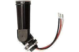 Woods LED Photocell Outdoor Lighting Control for Conduit with Swivel Mount - Hardwired