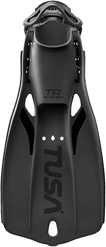 TUSA Aletas de viaje derecha Negro