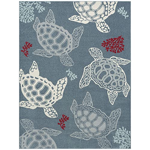 Tapete Home Dynamix con diseño de tortuga marina 220x160 cm miniatura 1