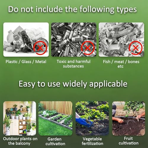 Récipient à humus ventilé pour cuisine bac à compost 4 aérations - 3