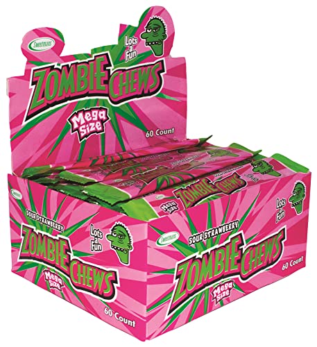 Zombie Chews Sabor a fresa, 28 g x 72