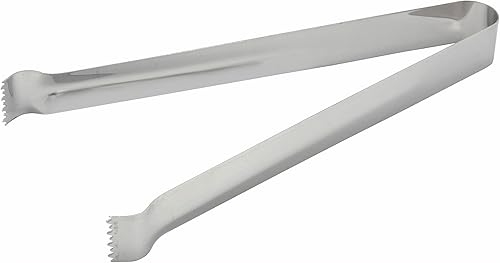 Winco Pinza de pompón de 6 pulgadas, acero inoxidable