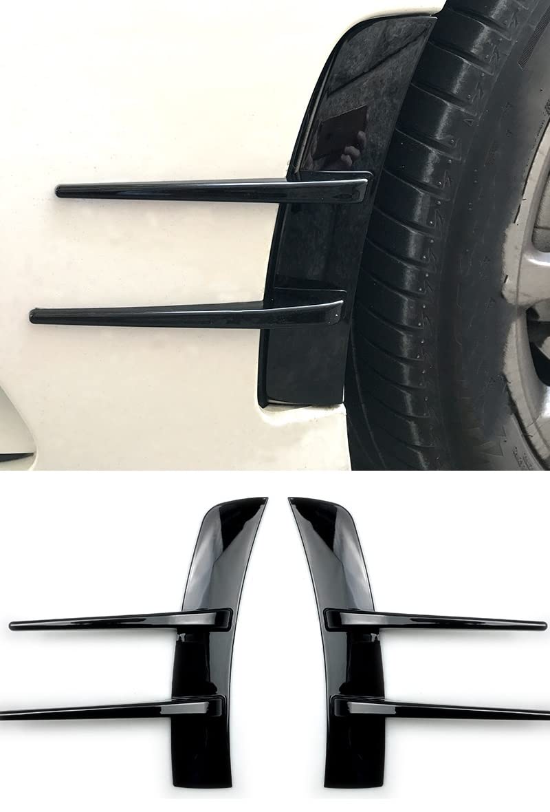Zderzaki Przednie Samochodu Wargi Odpowietrznik Wykończenia Spoiler Canards Splitter Car Styling Dla Mercedesa Dla Benz Klasy A W177 A180 A200 A220(Glossy Black)