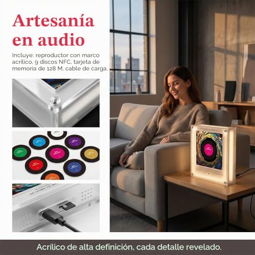 Luces RGB y sonido inteligente en imanes decorativos para organizar tareas 4
