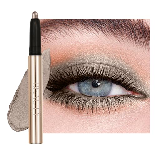 Metallic Eyeshadow Pencil, Lasting Shimmer Eyeshadow Stick,Highly Pigmented Waterproof Eyeliner Pencil