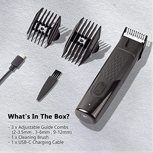 Extra Body Care Electric Body Shaver | Waterproof | Body Trimmer | With Universal Usb Charging Blacklight, Beard Trimmer Body Groomer Waterproof With Led Light | 1 Year Warranty #TOP1