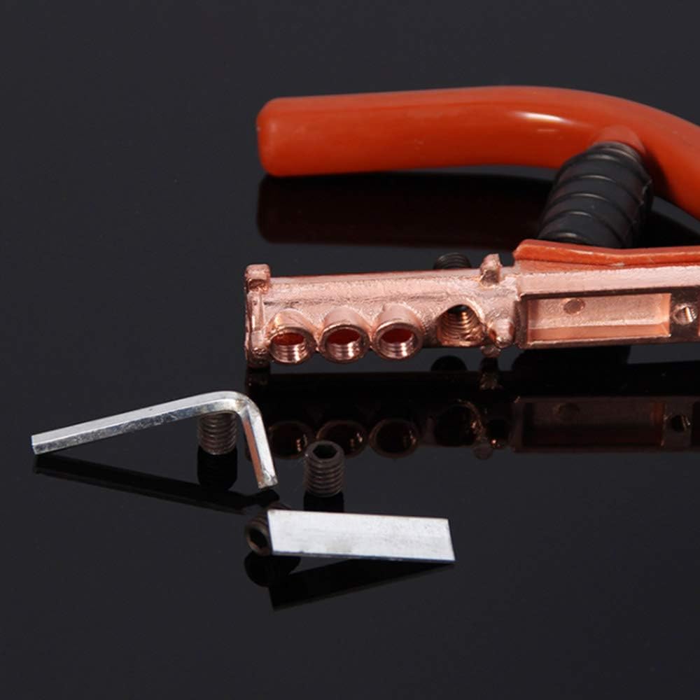 SagaSave Welding Electrode Holder 300A Copper Heavy Duty Jaw Holding Plier Electrode Clamp of Welding Machine Welder