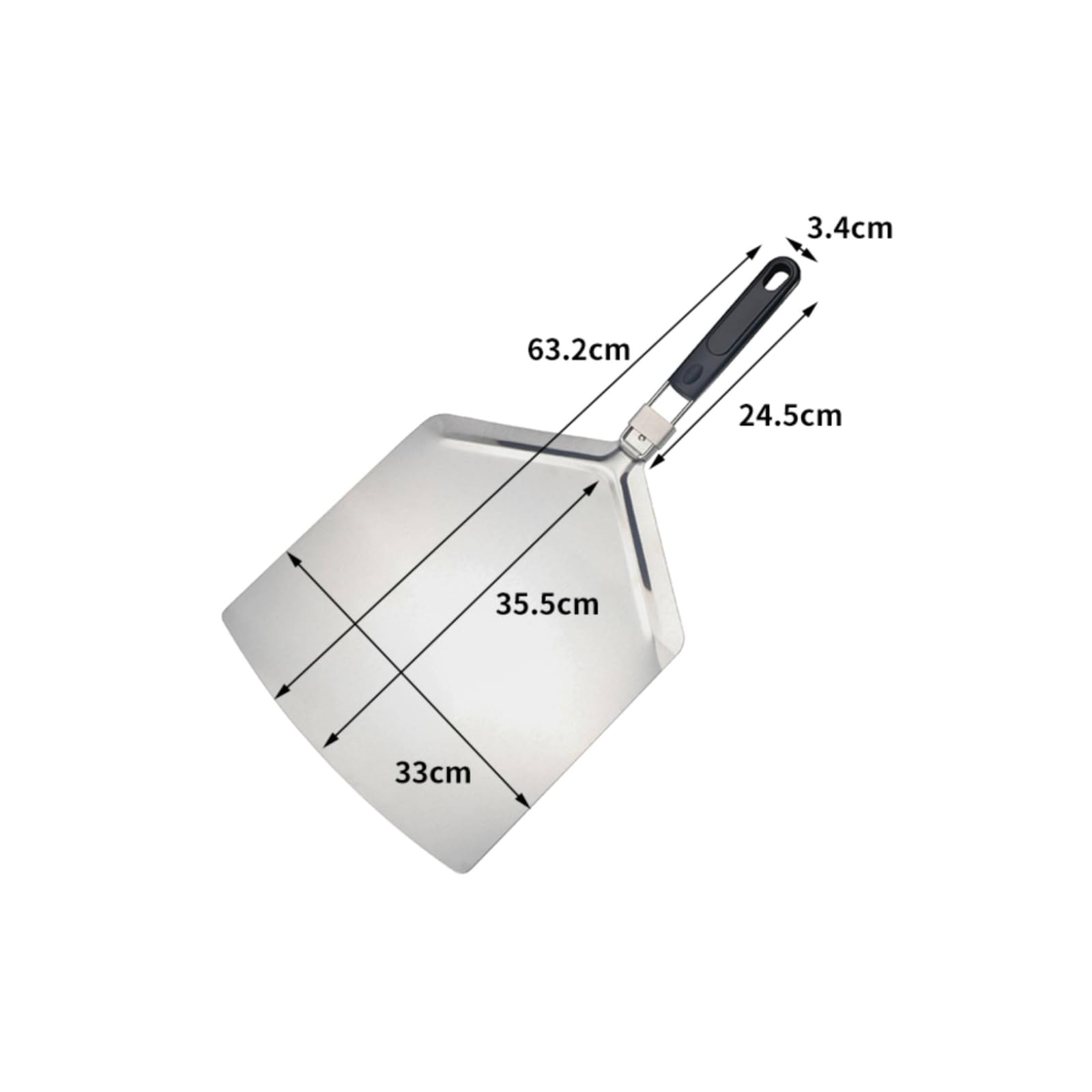 Pala Horno Resisn Al Alta mperatura Paleta Profesional Unsilio para Pizzería, Cocina Doméstica