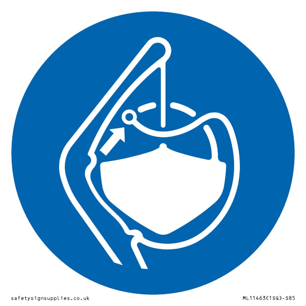 Mandatory: Release lifeboat gripes in launch sequence Sign - 85x85mm - S85
