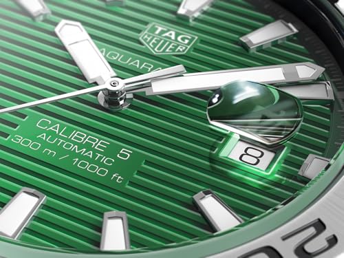 Tag Heuer 43MM Aquaracer Automatic Green Dial Men's Watch WAY2015.BA0927 - Image 2
