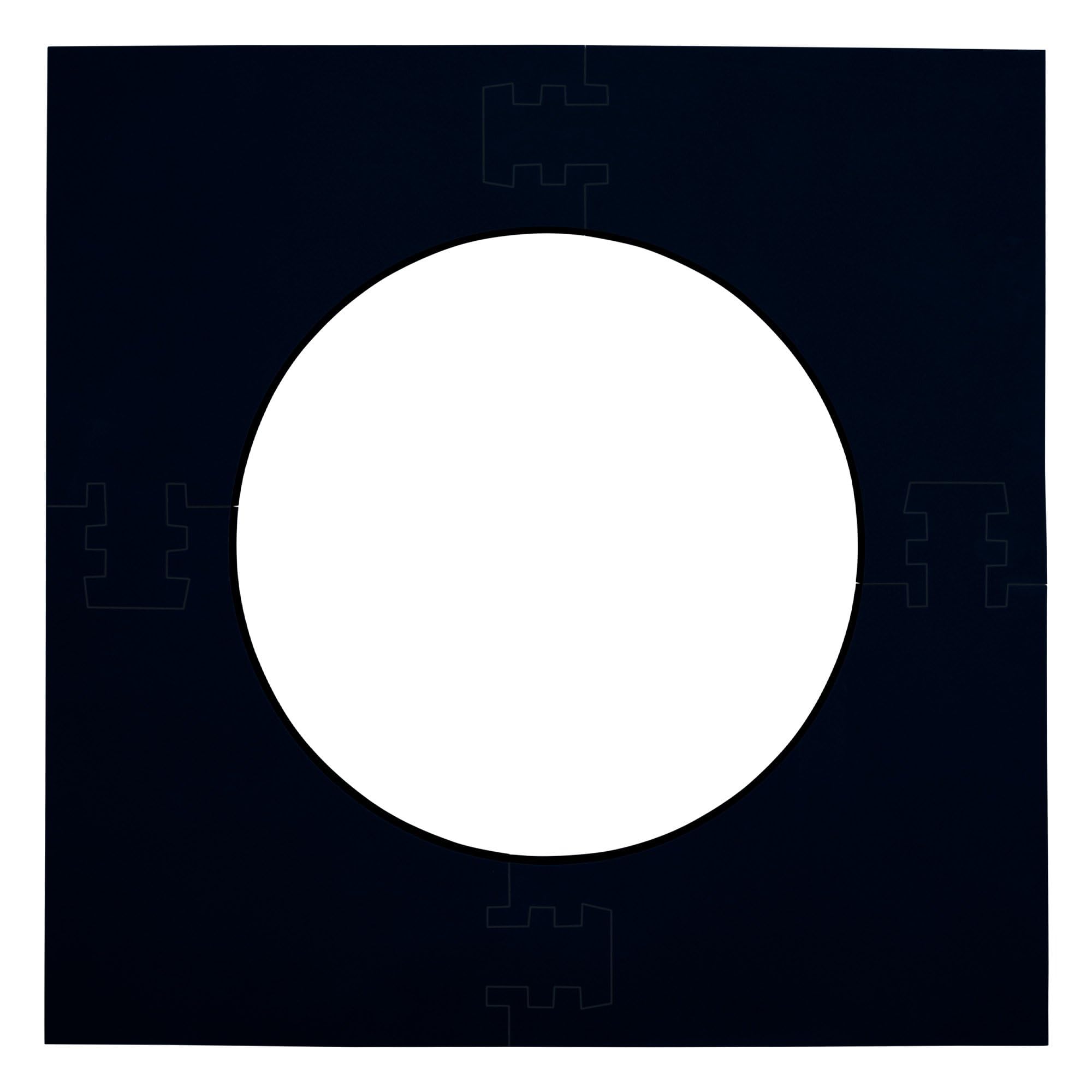KOTO – Protezione per Freccette (Surround) 4 Pezzi Quadrato Nero (13,5 cm), Protezione per Muro in Eva Durevole, Evita Danni a Pareti e Punte delle Freccette