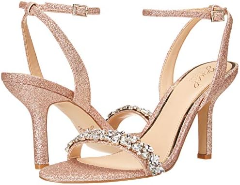 Jewel Badgley Mischka Ojai Crystal Adorned Sculpted Stilettos Rose Gold | Image 6