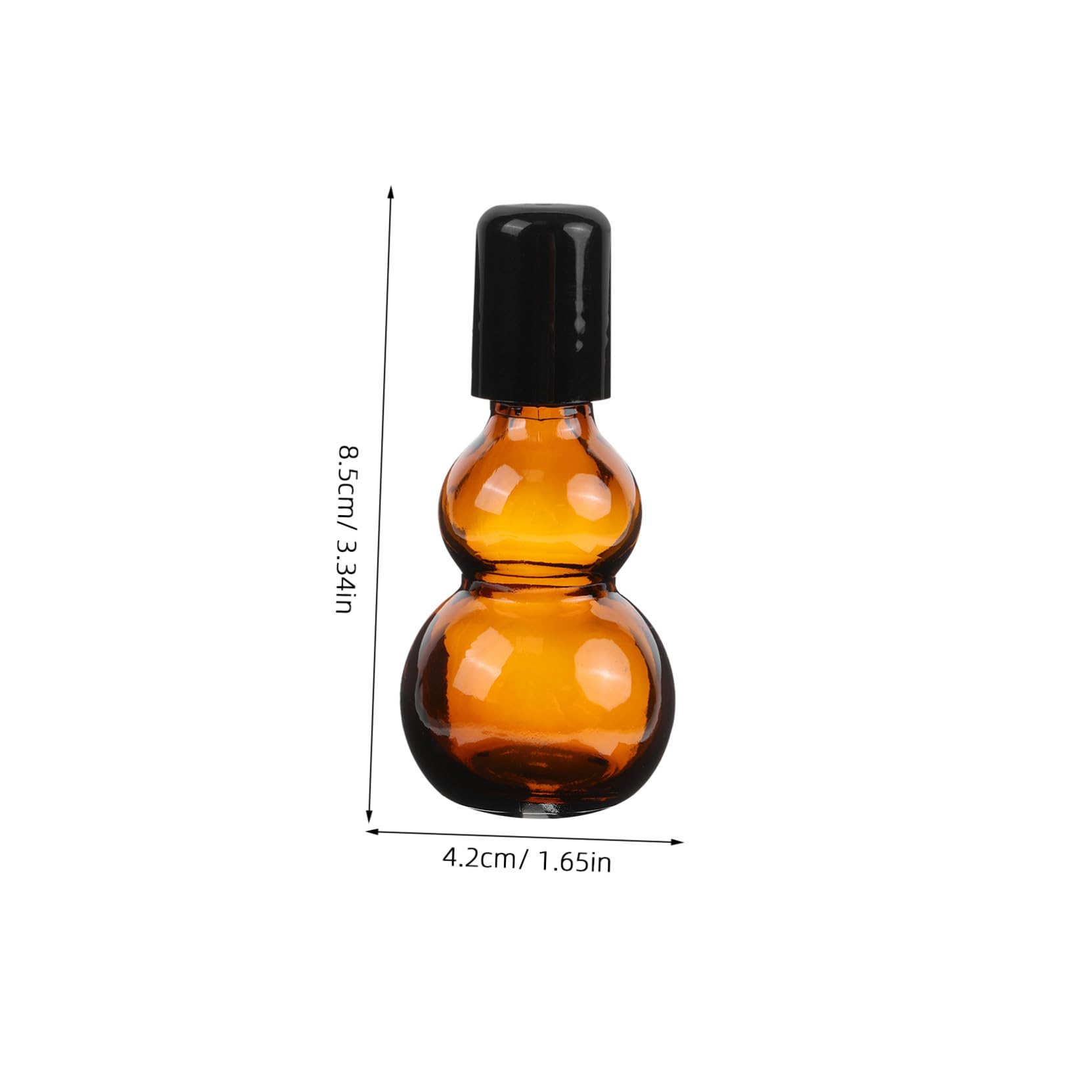 10 Pezzi Bottiglie in Vetro Marrone da 30ml, Flaconi Vuoti Ricaricabili per Oli Essenziali Design Delicato, Leggeri per Casa e Salone di Bellezza