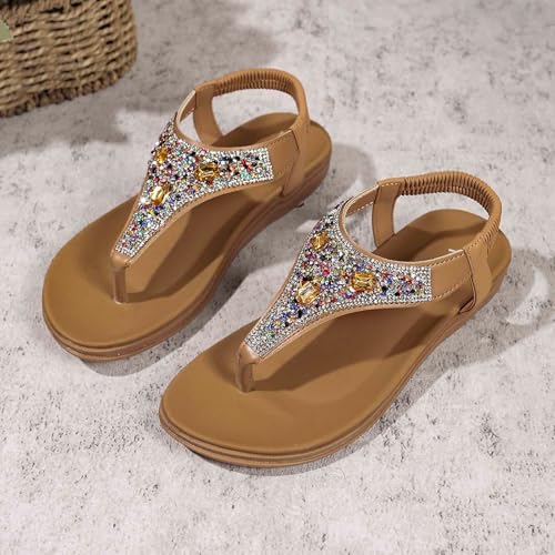 Chaussure confortable femmes arc pantoufles avec semelle anatomique compensée - 4