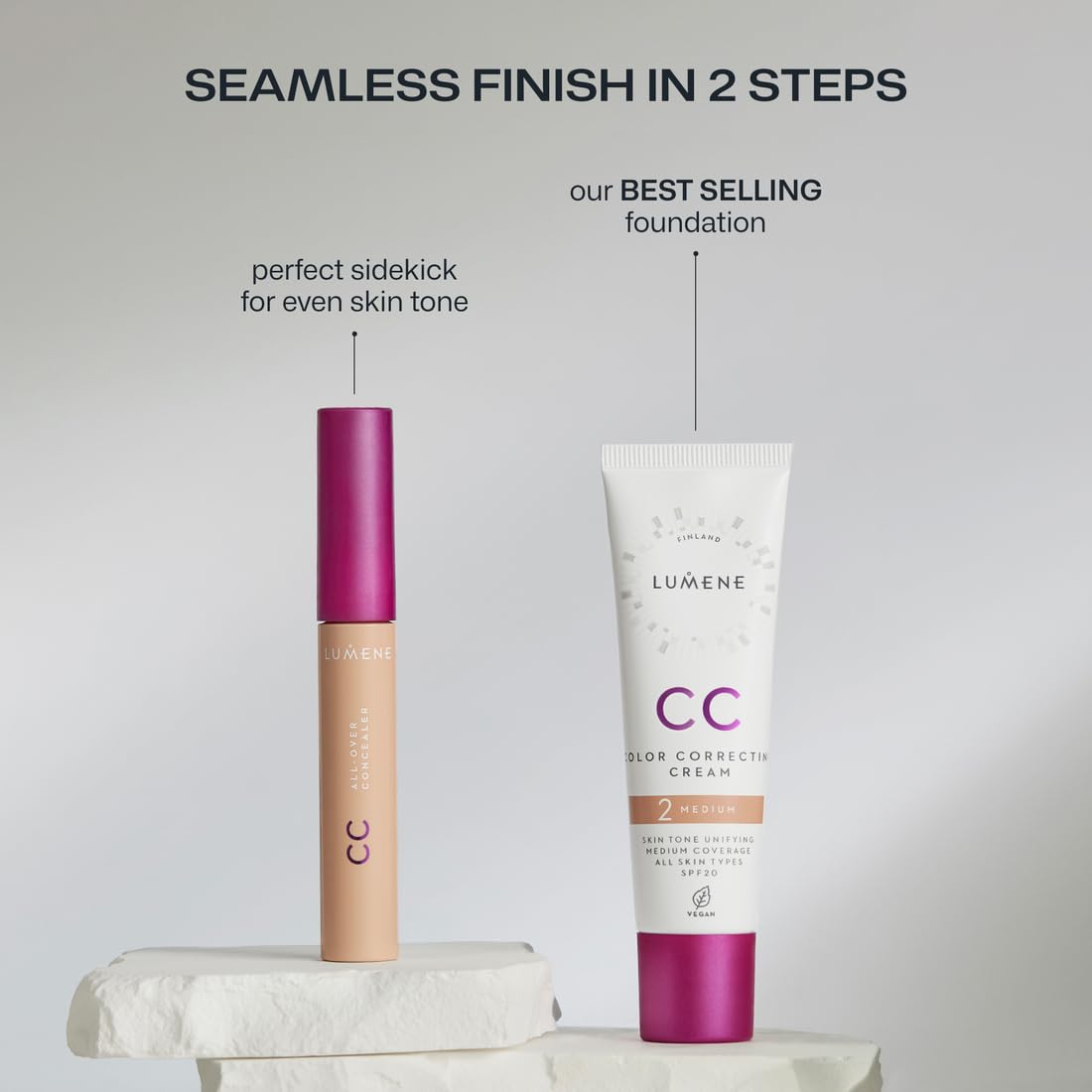 Lumene Color Correcting Cream SPF20 podkład CC Medium