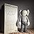 GUANXING 8" 20cm KAWS Companion Model Art Figurines Collectible Ornaments Easter/Christmas for Home Decoration, Party, Gift (Grey)