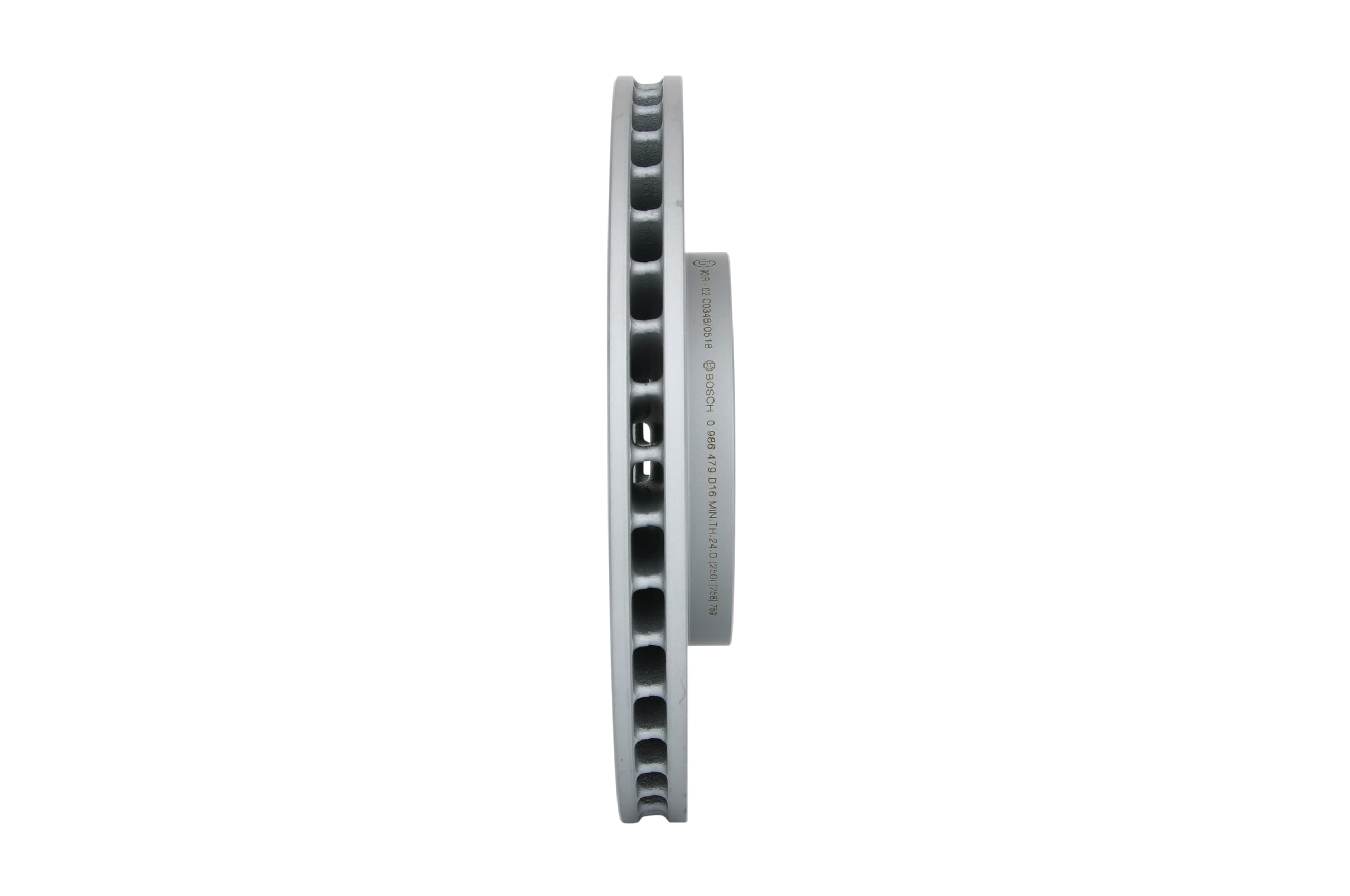 Bosch BD2437 Discos de freno, certificación ECE-R90, 1 disco unitario